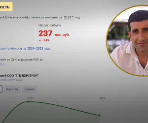 Գնել Սանոսյանի եղբոր ՍՊԸ-ն ՌԴ-ում ընդամենը 2.5 միլիոն դրամի եկամուտ է ստացել