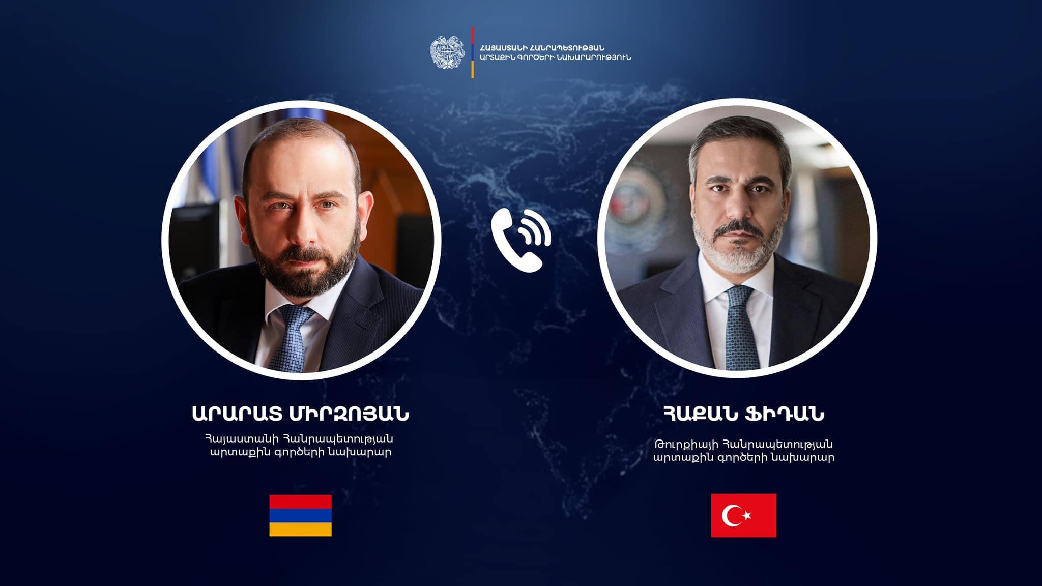 Armenian, Turkish Foreign Ministers Discuss Normalization Process