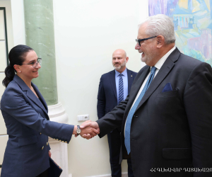Աննա Վարդապետյանն ընդունել է Իտալիայի զինվորական գլխավոր դատախազի գլխավորած պատվիրակությանը