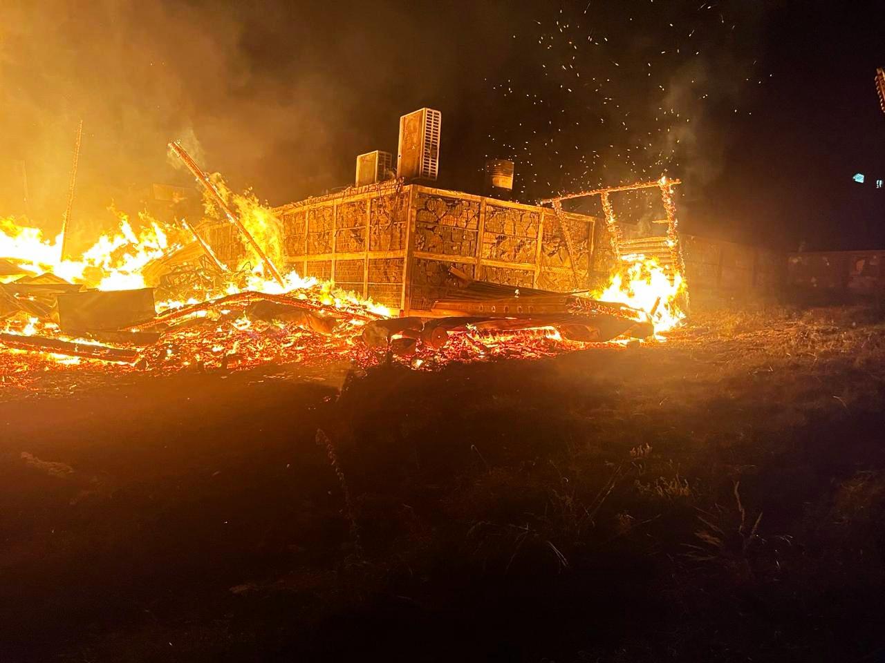 Դսեղ գյուղում ռեստորան է այրվել