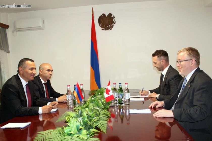 Canadian Ambassador Visits Syunik, Tours Kapan Airport