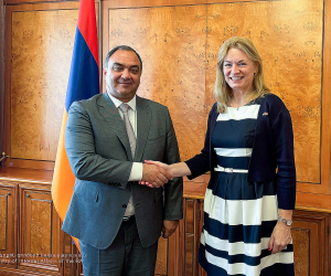 ՆԳ նախարար Վահե Ղազարյանը Նիդերլանդների դեսպանի հետ քննարկել է վիզաների ազատականացման հարցը