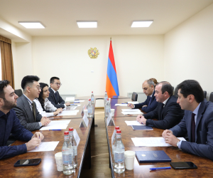 ԲՏԱ փոխնախարն ընդունել է «Huawei Technologies Armenia»-ի գլխավոր տնօրեն Ջըն Սիոսյուին