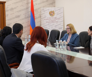 Ժաննա Անդրեասյանն ընդունել է ՀՀ-ում Գերմանիայի նորանշանակ դեսպան Կլաուդիա Բուշին