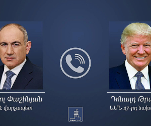 Никол Пашинян провел телефонный разговор с Дональдом Трампом