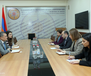 ԱՍՀ նախարարն ընդունել է Կարմիր Խաչի և Կարմիր Մահիկի ֆեդերացիայի հայաստանյան գրասենյակի ղեկավարին