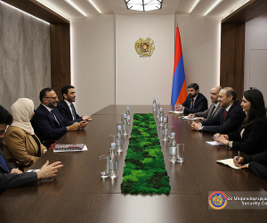 Արմեն Գրիգորյանն ընդունել է ԱՄԷ նախագահի դիվանագիտական հարցերով խորհրդականին