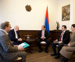 ԲԴԽ նախագահ Արթուր Աթաբեկյանն ընդունել է Հայաստանում ՌԴ դեսպան Սերգեյ Կոպիրկինին