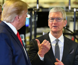 Apple-ի ղեկավար Թիմ Քուքը 1 մլն դոլար կնվիրաբերի Թրամփի երդմնակալության արարողության համար