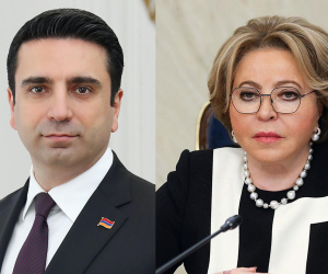 Ալեն Սիմոնյանը հեռախոսազրույց է ունեցել ՌԴ Դաշնային ժողովի Դաշնության խորհրդի նախագահի հետ