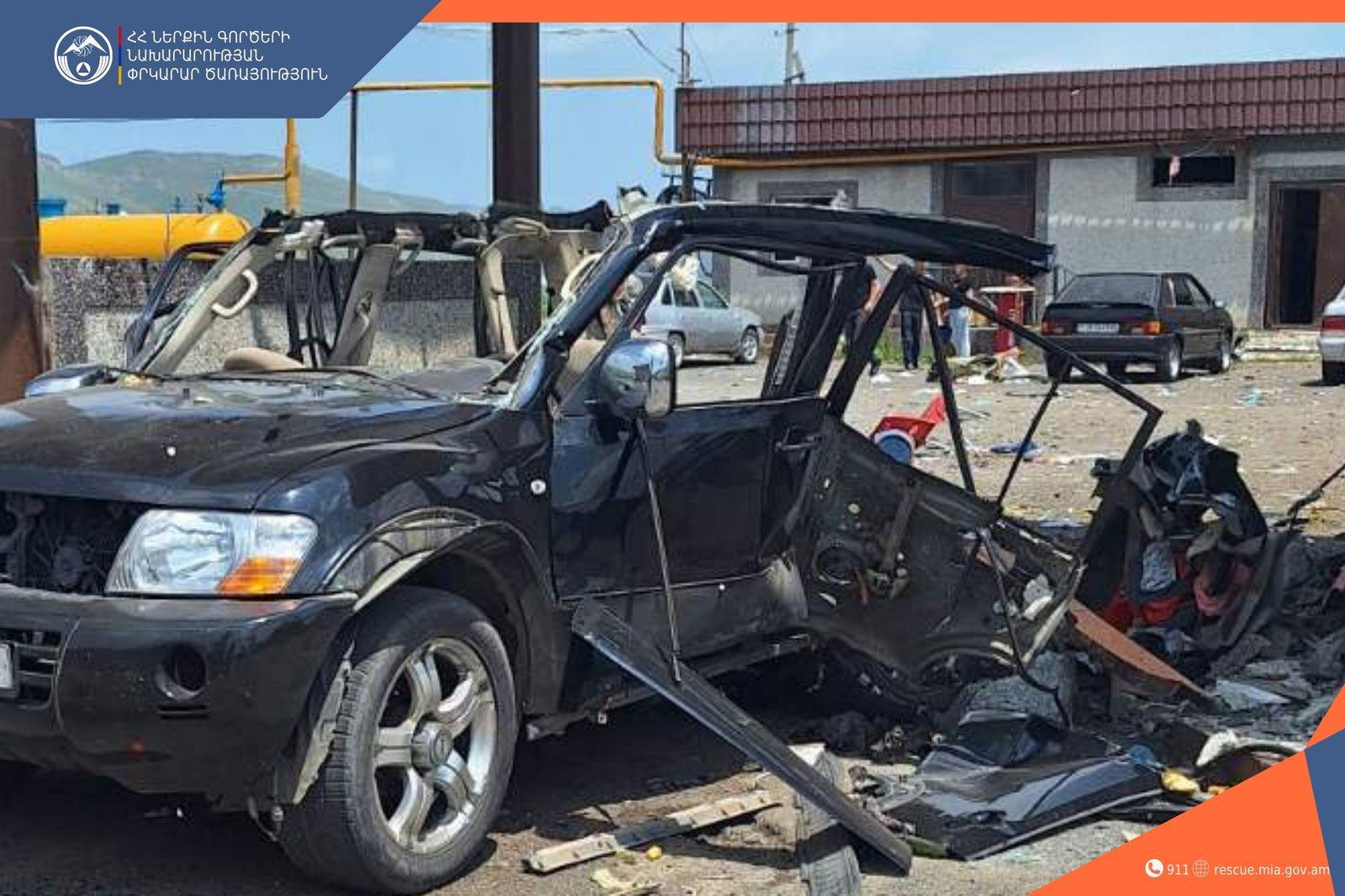 Պայթյուն է տեղի ունեցել Սևան-Երևան ավտոճանապարհի գազալցակայանում