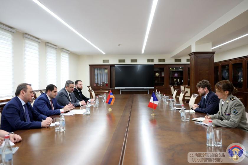 Сурен Папикян принял чрезвычайного и полномочного посла Франции в РА