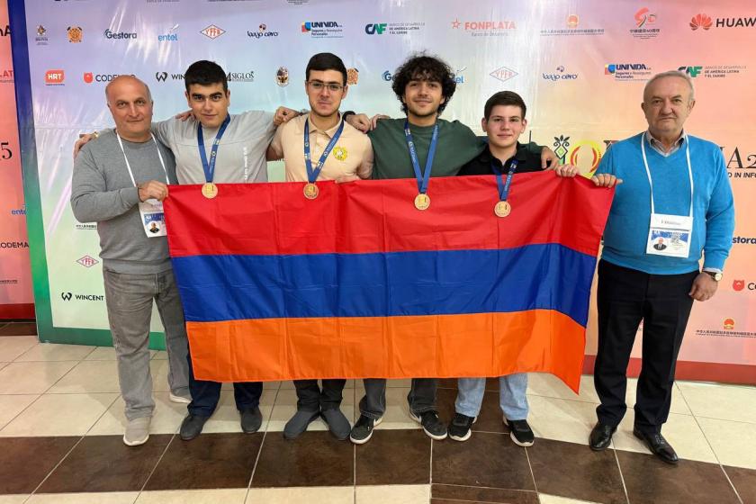 Armenian Students Win Four Broze at Informatics Olympiad