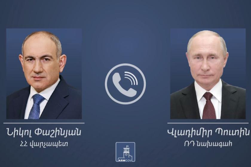 Pashinyan Tells Putin August 8 "Peace Deal" Will Benefit All Regional Countries