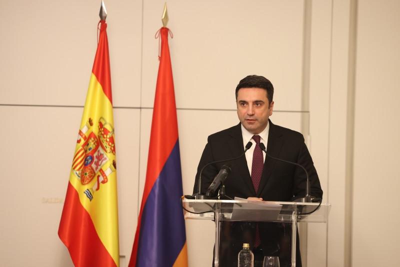 Ալեն Սիմոնյանի ողջույնի խոսքը Մադրիդում ՀՀ անկախության օրվան նվիրված ընդունելությանը