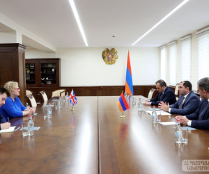 Սուրեն Պապիկյանն ընդունել է Հայաստանում Միացյալ Թագավորության նորանշանակ դեսպանին