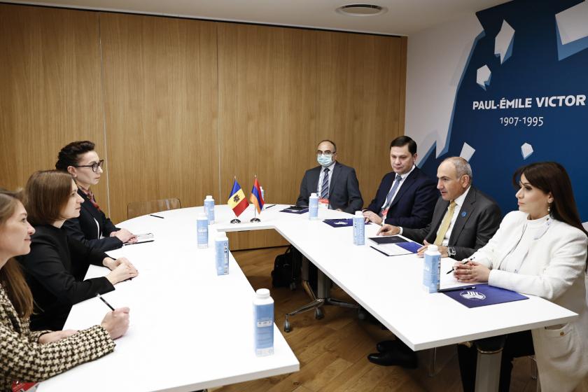 Pashinyan, Moldovan President Discuss Expanding Cooperation.