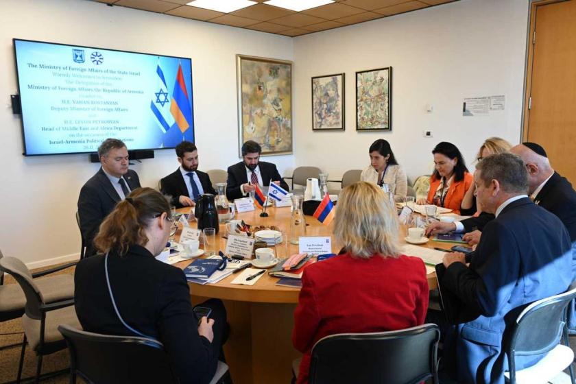 Armenian Deputy FM, Israeli Foreign Ministry Director General Meet in Jerusalem