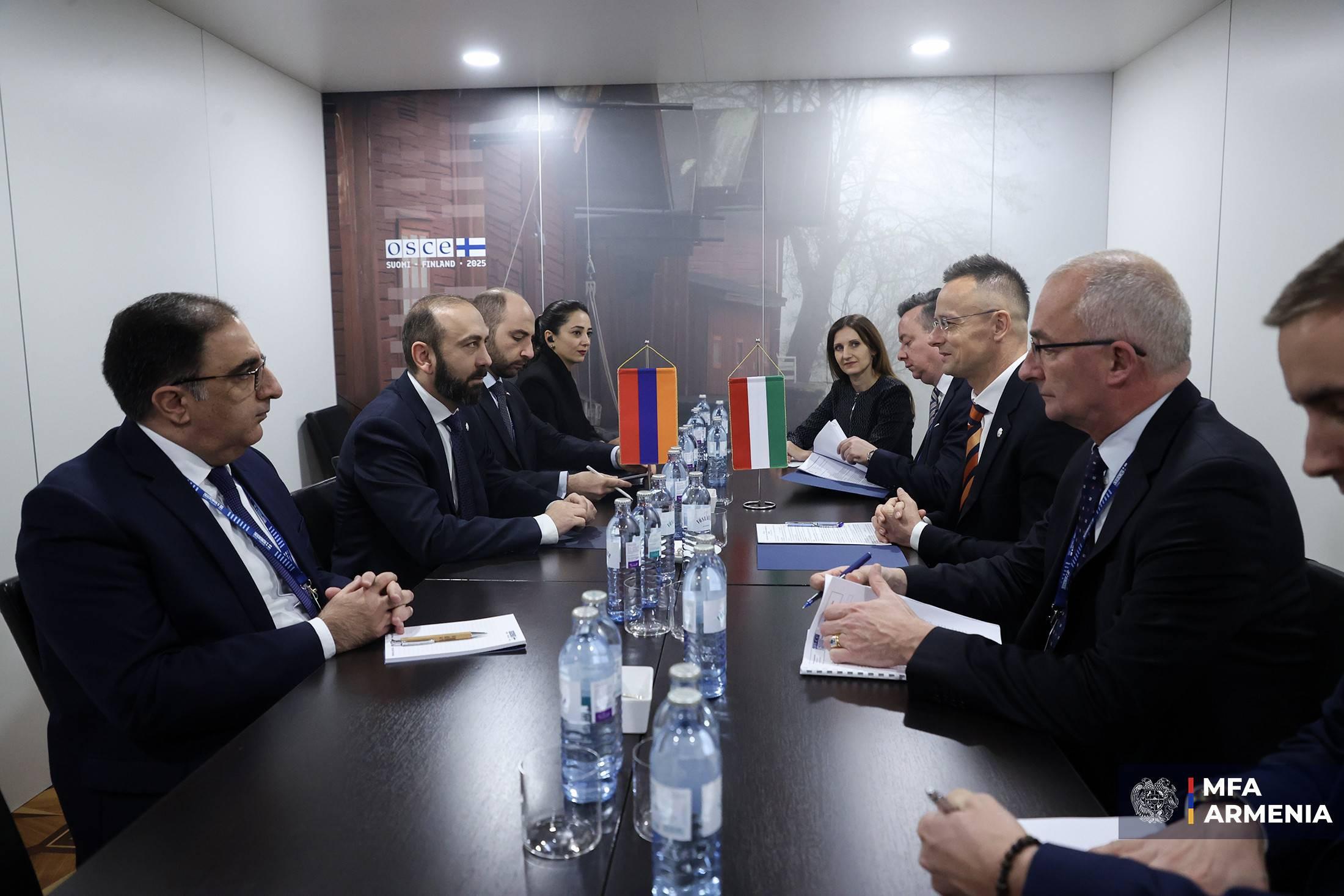 Armenian, Hungarian Foreign Ministers Meet in Vienna