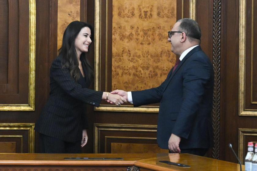 Փոխվարչապետ Խաչատրյանն ընդունել է Վրաստանի էկոնոմիկայի և կայուն զարգացման նախարարին