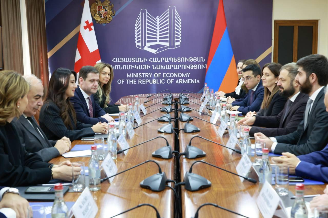 Armenian, Georgian Economy Ministers Meet in Yerevan