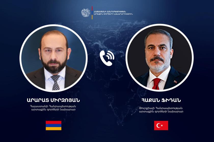 Armenian, Turkish Foreign Ministers Discuss Mid-East Situation