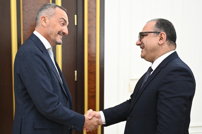 Տիգրան Խաչատրյանն ընդունել է «Վեոլիա» ընկերության փոխնախագահին