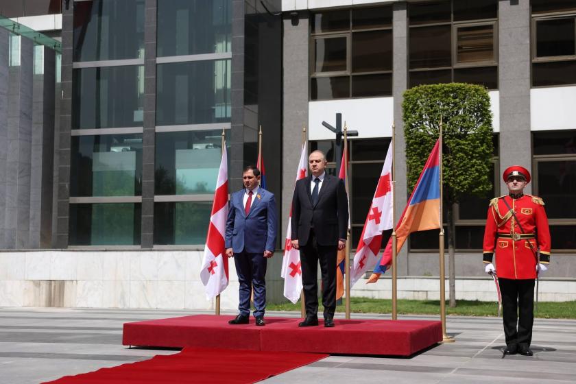 Armenian, Georgian Defense Ministers Discuss Cooperation