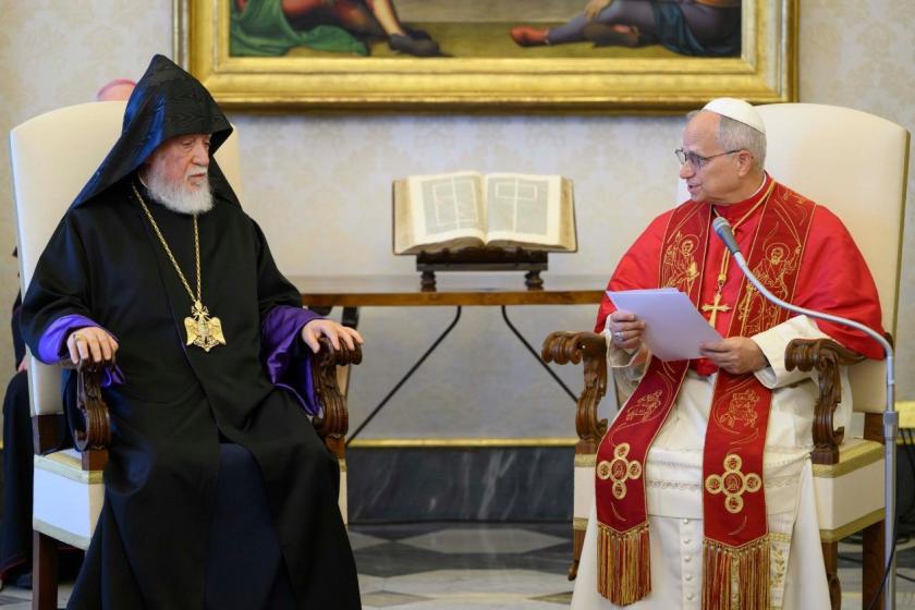 Catholicos Aram I, Pope Leo XIV Meet at Vatican
