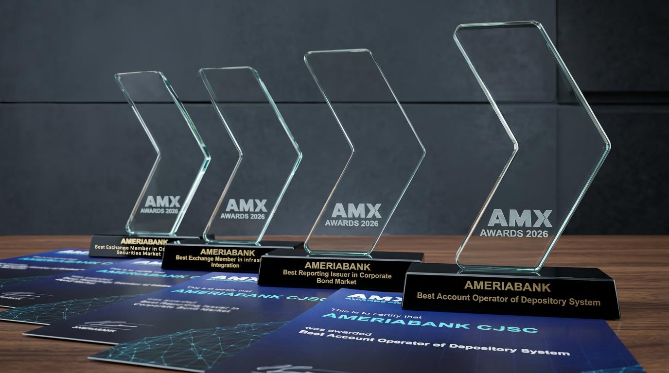 Ամերիաբանկը AMX Awards 2026-ում արժանացել է չորս մրցանակի