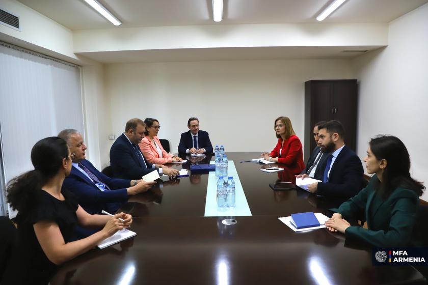 ԱԳ նախարարի տեղակալն ընդունել է Հայաստանում ԵՄ գործընկերության առաքելության նորանշանակ ղեկավարին