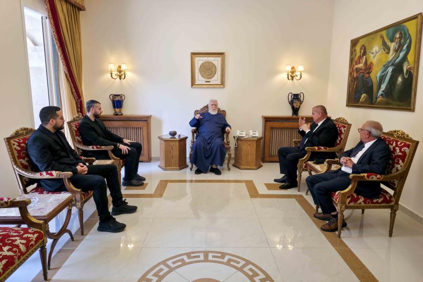 Catholicos Aram I Meets Lebanese MP Murr, President of Syriac League