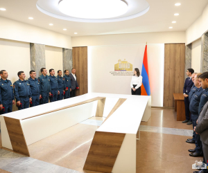 ՆԳ նախարարը պարգևներ է հանձնել Վահե Մելքոնյանին և Փամբակ գետում որոնողական աշխատանքներ իրականացրած ջրասուզակներին