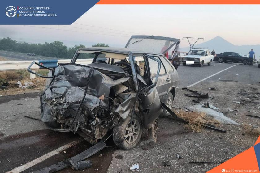 ՃՏՊ՝ հրդեհի բռնկմամբ․ կան զոհեր և տուժածներ