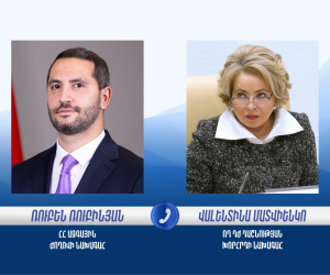 Ռուբինյանն ու Մատվիենկոն քննարկել են միջխորհրդարանական համագործակցության օրակարգը