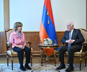 Նախագահ Վահագն Խաչատուրյանն ընդունել է Հայաստանում Եգիպտոսի դեսպան Ամալ Աֆիֆին