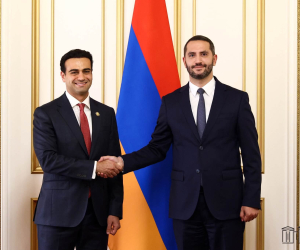 ԱԺ նախագահ Ռուբեն Ռուբինյանն ընդունել է ԱՄՆ Կոնգրեսի Ներկայացուցիչների պալատի անդամ Աբրահամ Համադեին
