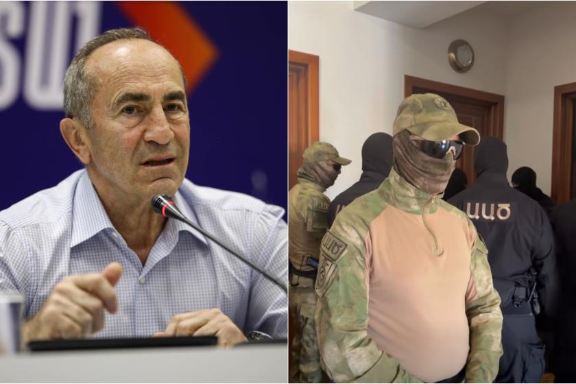 Armenian Police Detain Former President Robert Kocharyan and Son in Corruption Probe