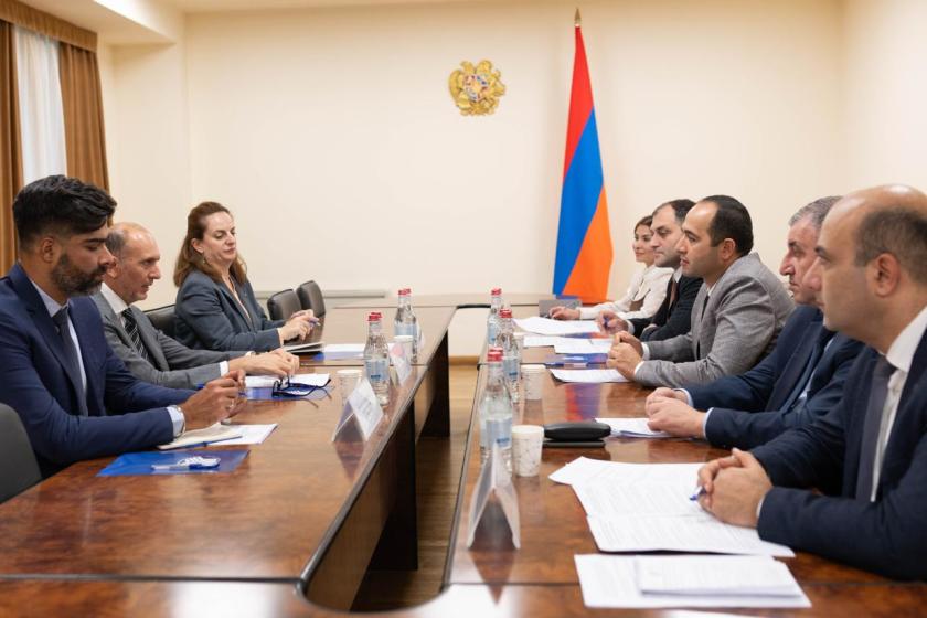 Դավիթ Թադևոսյանն ընդունել է Համաշխարհային բանկի Հայաստանի գրասենյակի ղեկավարին