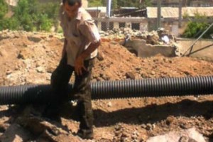 Elite Sewage Pipes Laid for Illegal Elite Building