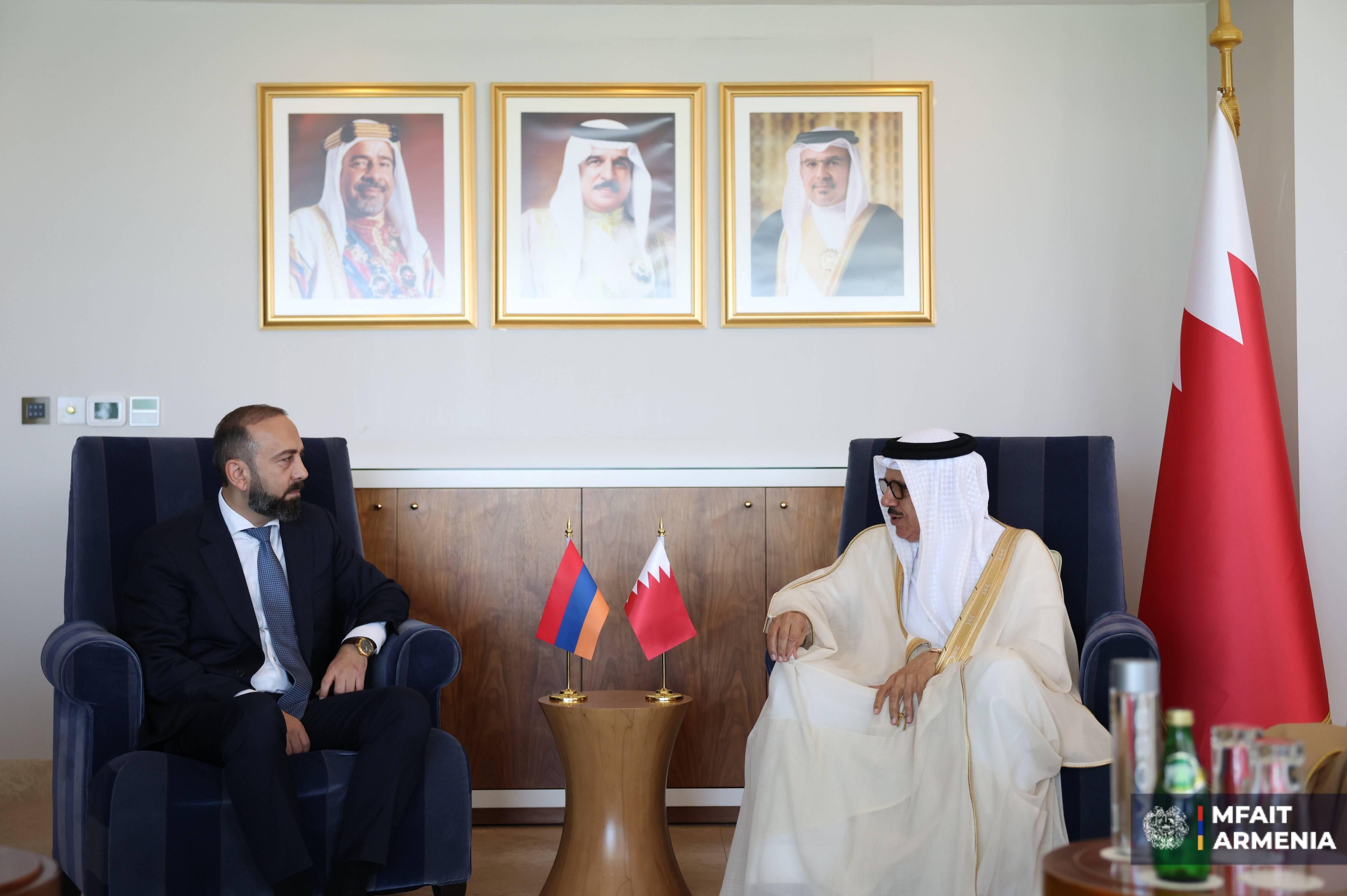 ԱԳՄԱ նախարարը հանդիպել է Բահրեյնի ԱԳ նախարարին
