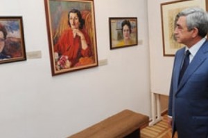 Серж Саргсян посетил дом-музей Мартироса Сарьяна