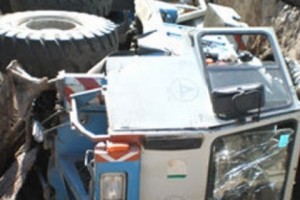 Հրազդանի կիրճում ավտոկռունկ է շրջվել
