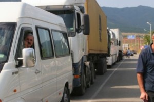 Frustration at the Armenian Side of the Bagratashen Border Crossing