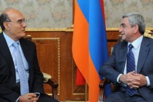 Սերժ Սարգսյանը հրաժեշտ է տվել Լիբանանի դեսպանին