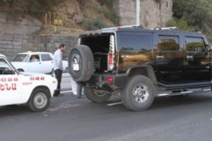 Վթարի է ենթարկվել ԱԺ պատգամավորի «Համերը»