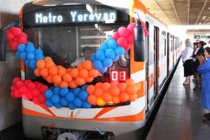 Yerevan Gets New Subway Cars