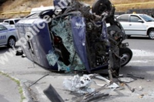 Ավտովթար խաչմերուկում. 1 զոհ, 14 վիրավոր