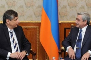 Նախագահ Սարգսյանն ընդունել է ՎԶԵԲ փոխնախագահին