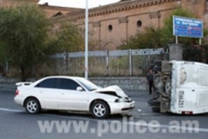 «ԳԱԶել»-ը շրջվել է. զոհեր եւ վիրավորներ չկան